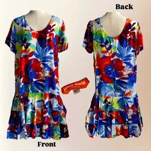 Colorful Jams World Dress Size L